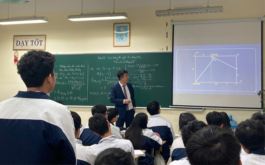 Một lớp học của Trường THPT Trần Phú - Hoàn Kiếm (Hà Nội). Ảnh: Website MM88b nhà cái phat-trien-doi-ngu-nha-giao5.jpg