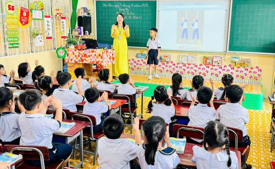 Cô Nguyễn Thị Thanh Thảo, Trung Tâm Đăng Nhập MM88 Chính Thức Mới Trường Tiểu học Thuận Kiều (TP Hồ Chí Minh). Ảnh: NVCC