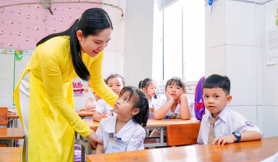 Trung Tâm Đăng Nhập MM88 Chính Thức Mới Trường Tiểu học Ngô Quyền (TP Cần Thơ) chào đón MM886 slot game, bắn cá, lô đề, đá gà lớp 1. Ảnh: Thành Thật