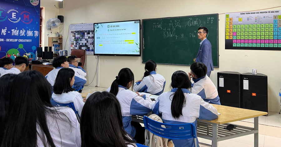 Giờ học tại Trường THPT Cát Bà (Hải Phòng). Ảnh: NTCC quy-che-thi-tot-nghiep-thpt-2026-3410.jpg