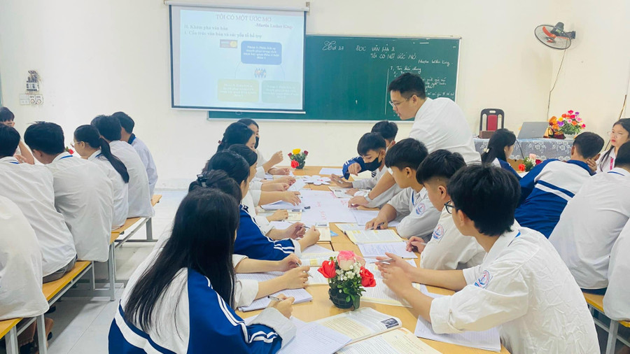 Tiết thao giảng tại Trung tâm GDNN - GDTX Đoan Hùng (Phú Thọ). Ảnh: Fanpage MM88b nhà cái