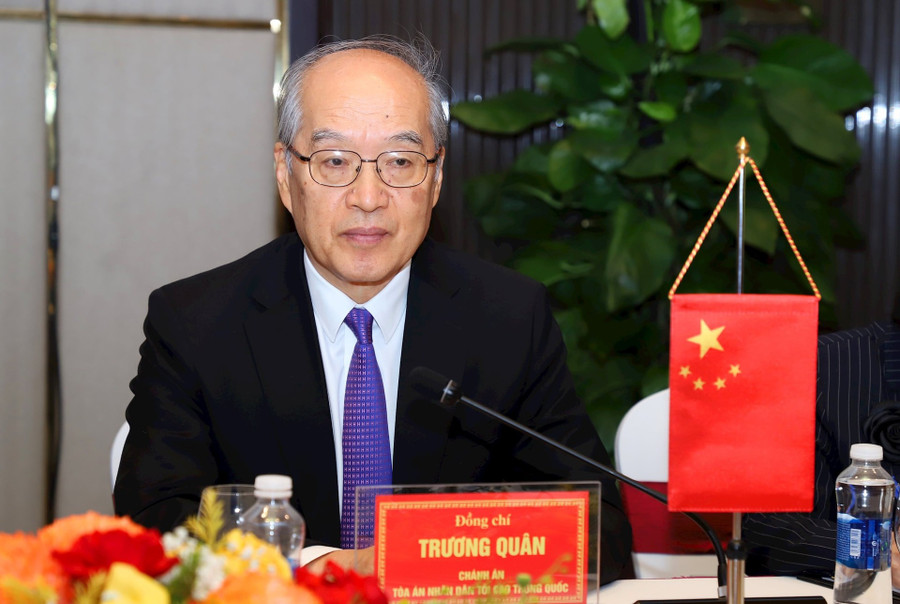 Chánh án Tòa án nhân dân tối cao Trung Quốc Trương Quân Chánh án Tòa án nhân dân tối cao Trung Quốc Trương Quân