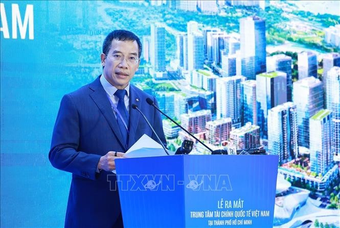 Ông Lưu Trung Thái, Chủ tịch Hội đồng quản trị Ngân hàng TMCP Quân đội (MB) phát biểu. Ảnh: Dương Giang/TTXVN