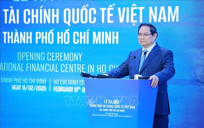 Thủ tướng Phạm Minh Chính phát biểu chỉ đạo. Ảnh: Dương Giang/TTXVN
