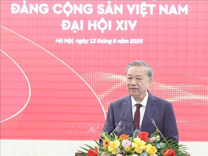 Tổng Bí thư Tô Lâm phát biểu chỉ đạo. Ảnh: Thống Nhất/TTXVN