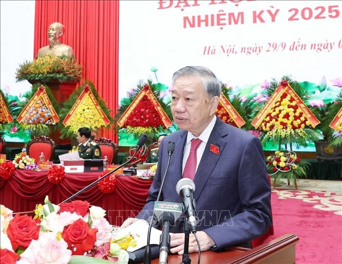 Tổng Bí thư Tô Lâm phát biểu. Ảnh: Thống Nhất/TTXVN