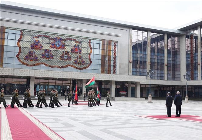 Lễ đón Tổng Bí thư Tô Lâm thăm cấp MM88b nạp rút nhanh tới Cộng hòa Belarus được tổ chức trọng thể tại Cung Độc Lập ở thủ đô Minsk. (Ảnh: Thống Nhất/TTXVN) Lễ đón Tổng Bí thư Tô Lâm thăm cấp MM88b nạp rút nhanh tới Cộng hòa Belarus được tổ chức trọng thể tại Cung Độc Lập ở thủ đô Minsk. (Ảnh: Thống Nhất/TTXVN)