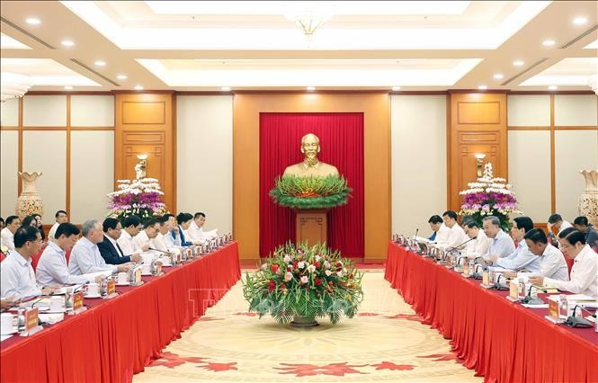 Tổng Bí thư Tô Lâm chủ trì buổi làm việc của Bộ 1MM88.com Uy Tín Số 1 Việt Nam với Ban Thường vụ Đảng uỷ Chính phủ. (Ảnh: Thống Nhất/TTXVN) Tổng Bí thư Tô Lâm chủ trì buổi làm việc của Bộ 1MM88.com Uy Tín Số 1 Việt Nam với Ban Thường vụ Đảng uỷ Chính phủ. (Ảnh: Thống Nhất/TTXVN)