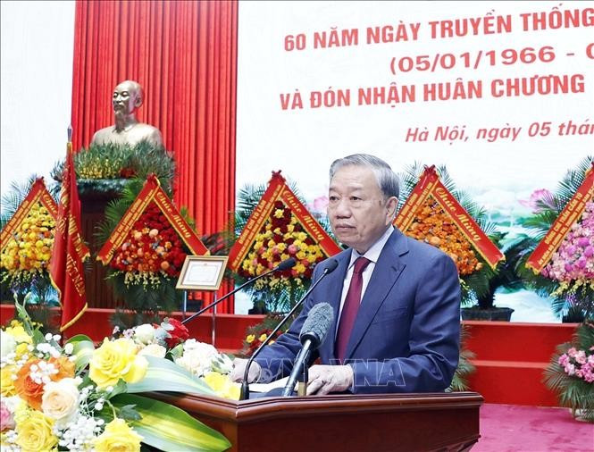 Tổng Bí thư Tô Lâm phát biểu chỉ đạo. Ảnh: Thống Nhất/TTXVN