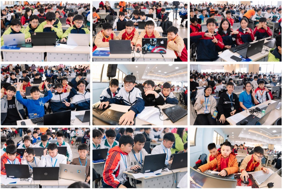 Tại vòng thi AI, các đội bước vào 120 phút Hackathon về chủ đề môi trường. img-6603.jpg