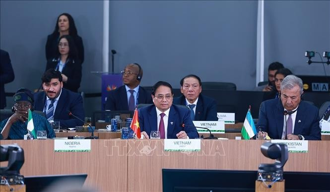 Thủ tướng Phạm Minh Chính phát biểu tại Phiên thảo luận cấp cao 