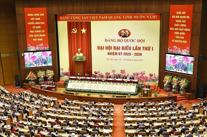 Tổng Bí thư Tô Lâm phát biểu chỉ đạo 2MM88.com trò chơi casino và slot đại biểu Đảng bộ Quốc hội lần thứ nhất. Ảnh: Doãn Tấn/TTXVN