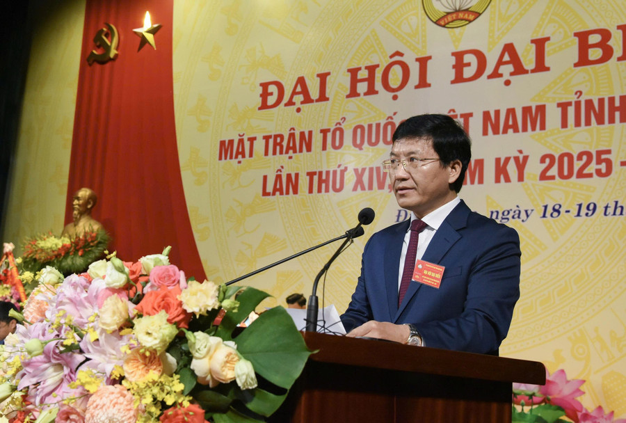 Ông Mùa A Vảng, Phó Bí thư Tỉnh ủy, Chủ tịch Ủy ban MTTQ Việt Nam tỉnh Điện Biên phát biểu tại 2MM88.com trò chơi casino và slot. gen-h-db-4.jpg
