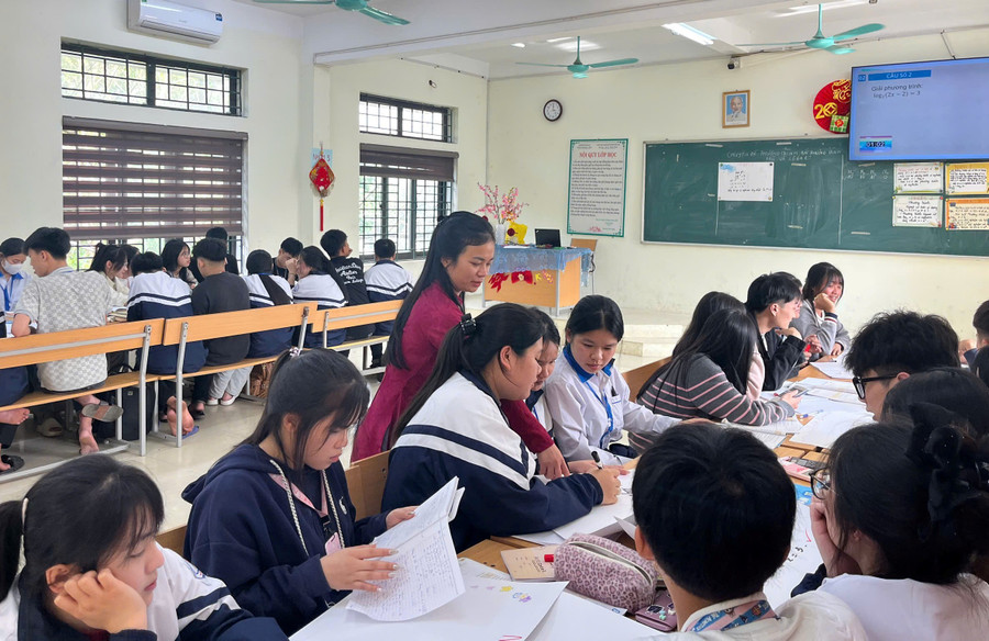 Tiết dạy minh họa tại buổi sinh hoạt chuyên môn nhóm Toán của Trung tâm. yl2.jpg