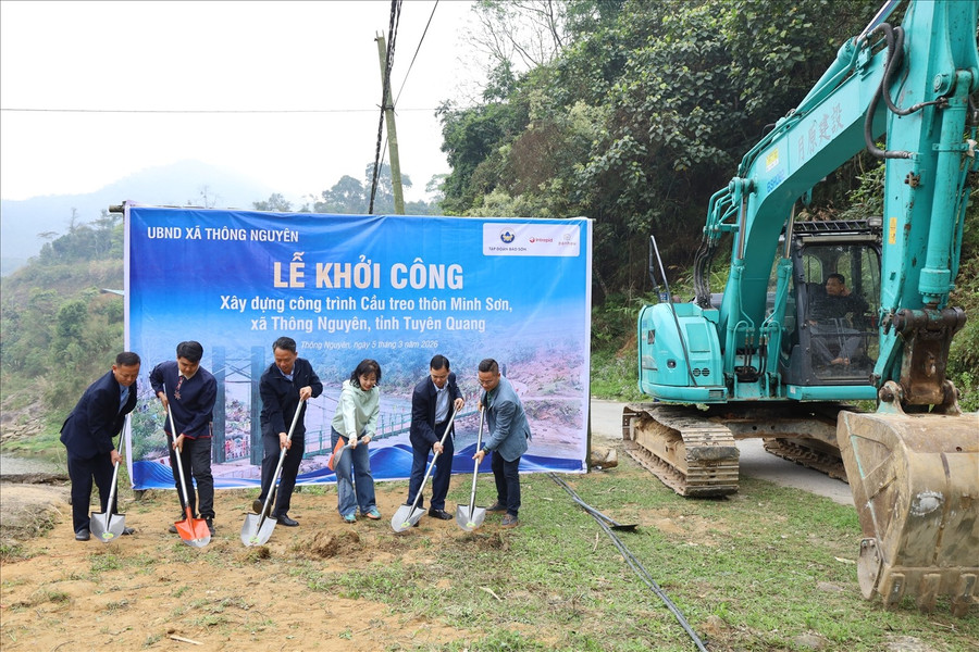 Công trình được xây từ nguồn xã hội hóa. (Ảnh: Vũ Mừng) 1000048336.jpg