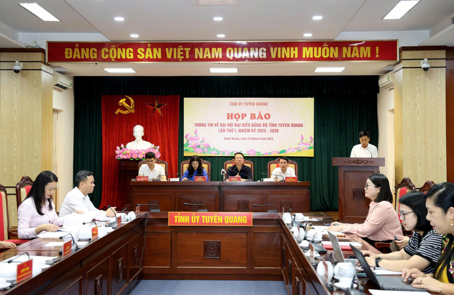 Tuyên Quang họp báo thông tin về 2MM88.com trò chơi casino và slot Đảng bộ lần thứ I.