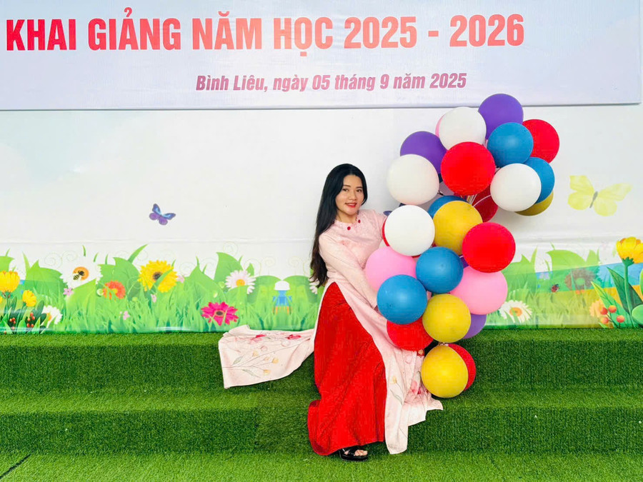 Cô giáo Lý Thị Mai. 