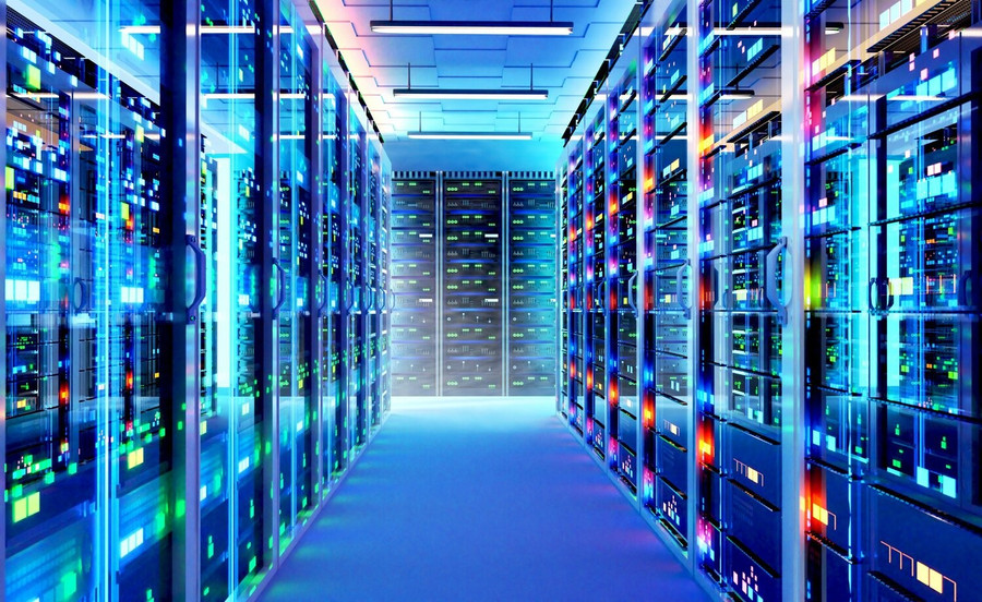 Bên trong một trung tâm dữ liệu dưới mặt đất của Google.