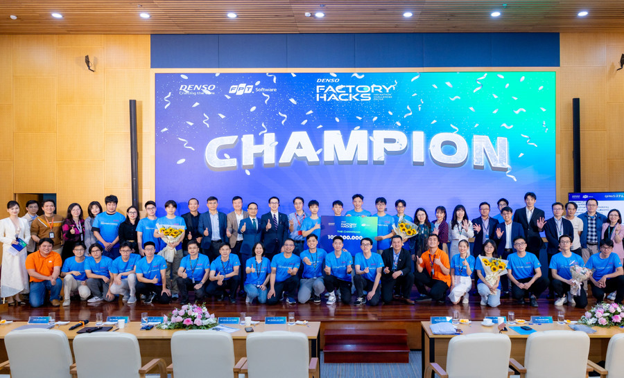 Đăng nhập vào MM886 Việt Nam tham gia chung kết Denso Hackathon năm 2024.