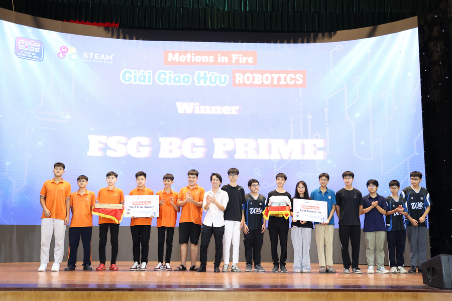 Đội FSC BG PRIMER (FPT School Bắc Giang) giành Giải Nhất Thi đấu Robotics “Motions in Fire”. image009.png