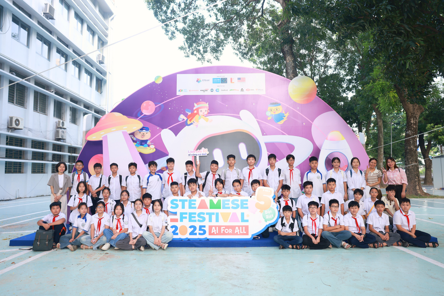 STEAMese Festival 2025 là sự kiện hướng tới mục tiêu thúc đẩy giáo dục STEAM và đổi mới sáng tạo trong kỷ nguyên số. image001.png
