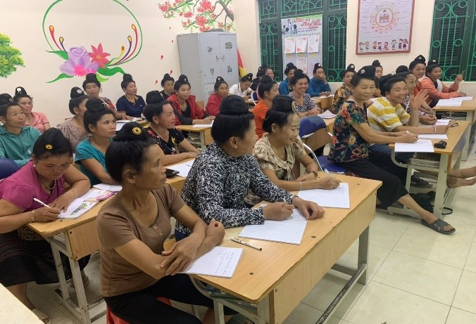 Hình ảnh một lớp xóa mù tại Điện Biên. Nguồn ảnh: https://dienbien.edu.vn.