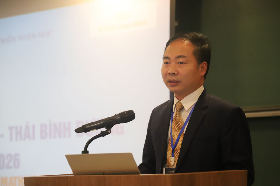 Ông Nguyễn Ngọc Hà, Phó Cục trưởng Cục Quản lý chất lượng (Bộ GD&ĐT) phát biểu tại buổi lễ. appo-2026.jpg