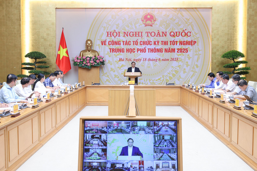 Thủ tướng Phạm Minh Chính phát biểu khai mạc Hội nghị. Ảnh: VGP/Nhật Bắc. img-5880.jpg