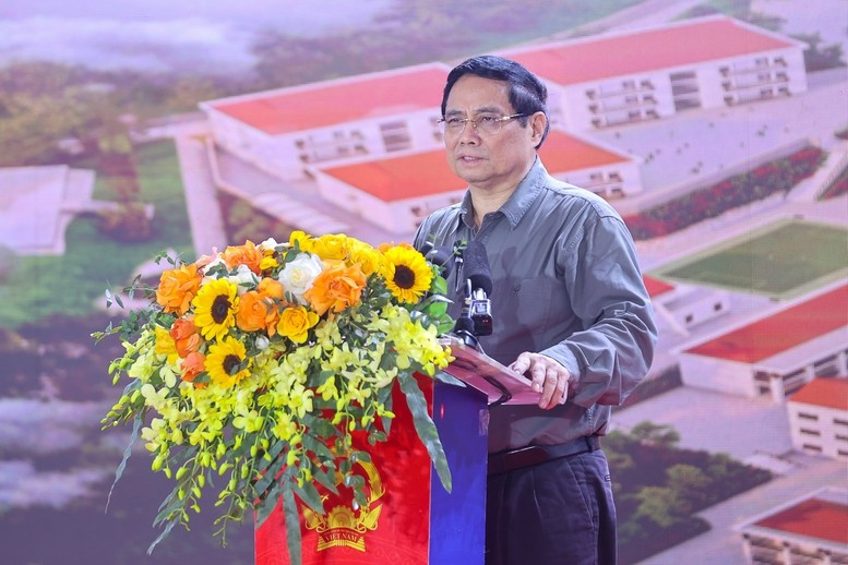 Thủ tướng Chính phủ Phạm Minh Chính phát biểu tại buổi lễ. 2.jpg