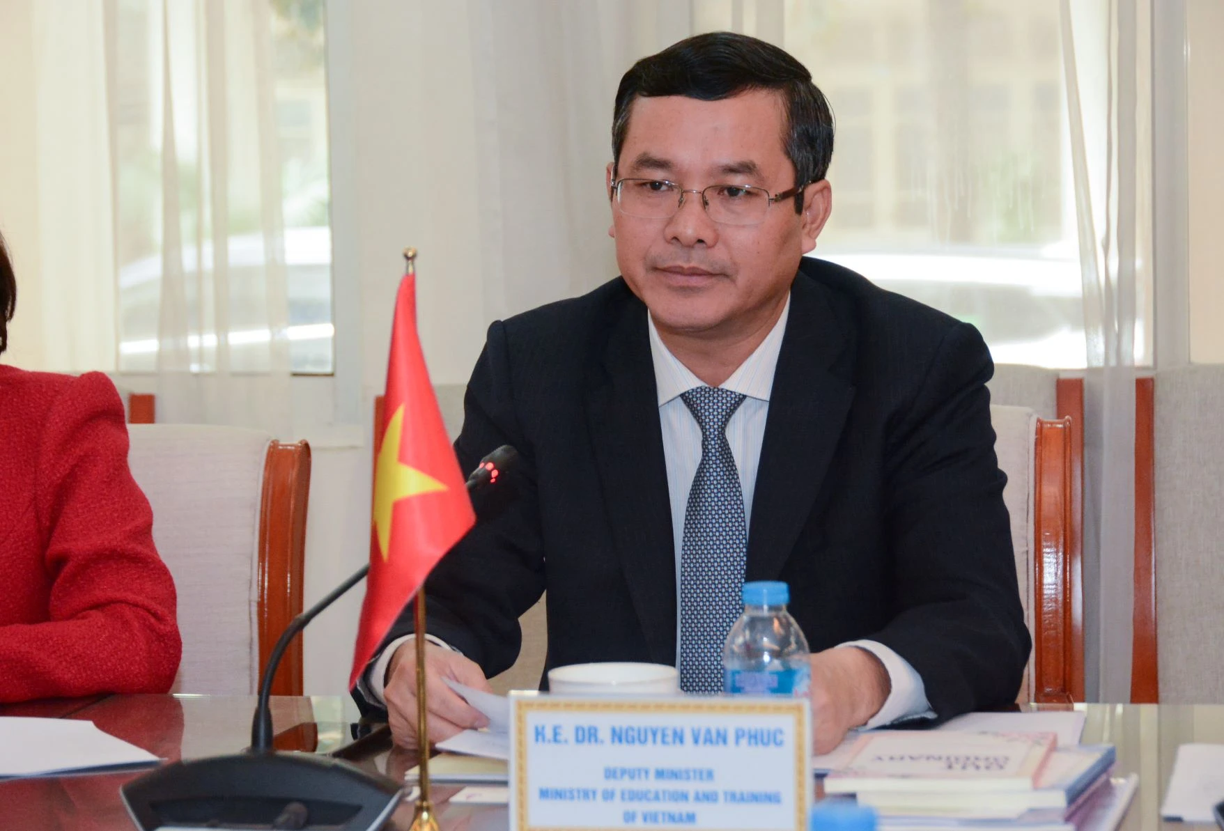 Thứ trưởng Nguyễn Văn Phúc phát biểu tại buổi tiếp. Thứ trưởng Nguyễn Văn Phúc phát biểu tại buổi tiếp.