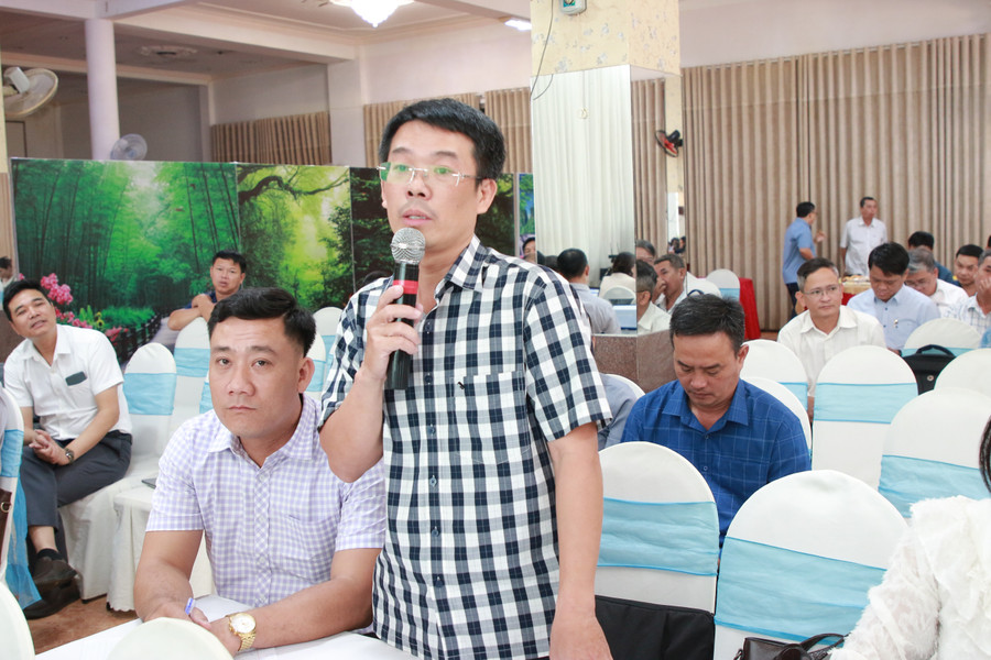 Đại biểu tham gia thảo luận tại Hội nghị. (Ảnh: Thành Tâm) 1-dong-hoa.jpg