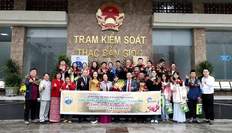 Sở Văn hóa, Thể thao và Du lịch tỉnh Cao Bằng tổ chức đón đoàn khách quốc tế đầu tiên