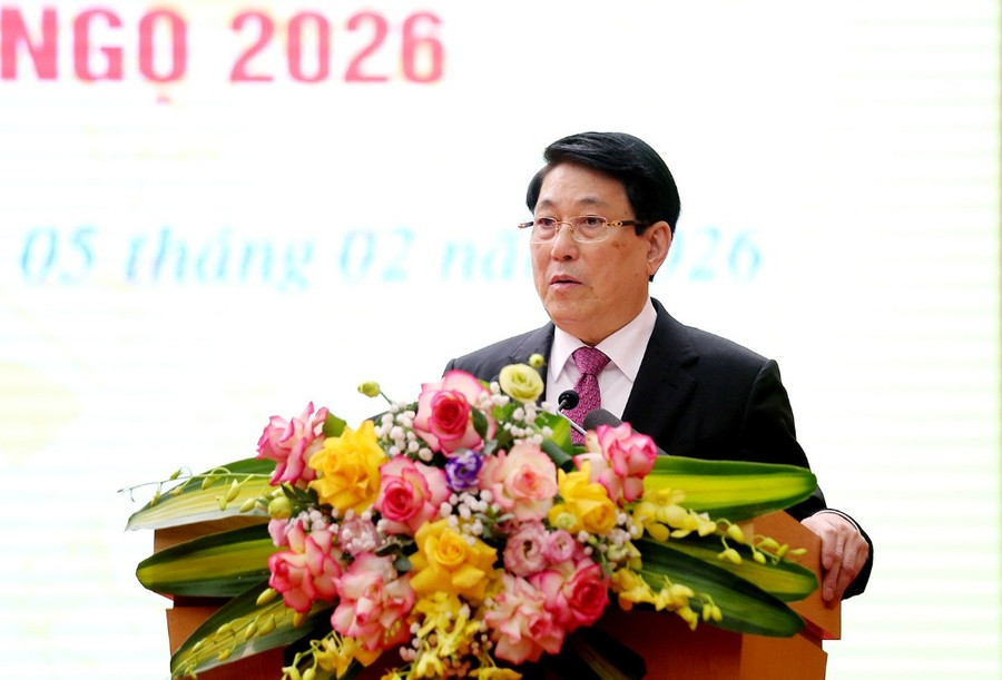Chủ tịch nước Lương Cường phát biểu tại chương trình. 3.jpg