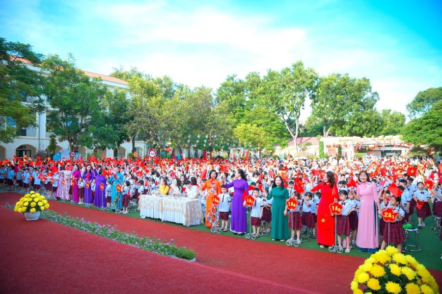 Cảnh quan môi trường sư phạm Trường Tiểu học Liên Minh: Xanh, Sạch, Đẹp. 544611967-1111848710925044-2555020926800849023-n.jpg