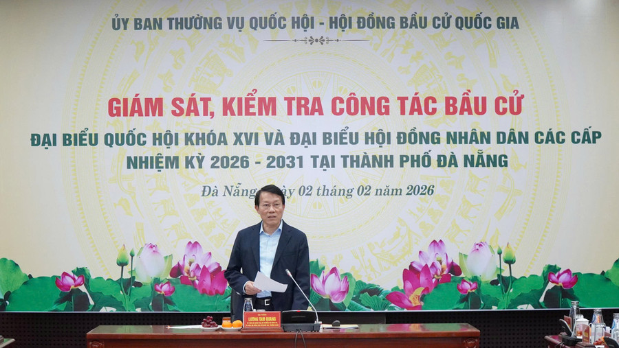 Đại tướng Lương Tam Quang phát biểu tại buổi làm việc. 5c504072b00c3e52671d9.jpg
