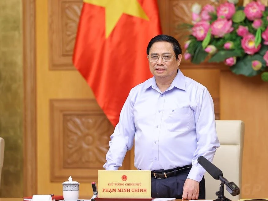 Theo Thủ tướng Phạm Minh Chính, khối lượng vốn phải giải ngân rất lớn so với các năm trước, đòi hỏi phải có những thay đổi về cách làm. Ảnh: VGP/Nhật Bắc Theo Thủ tướng Phạm Minh Chính, khối lượng vốn phải giải ngân rất lớn so với các năm trước, đòi hỏi phải có những thay đổi về cách làm. Ảnh: VGP/Nhật Bắc