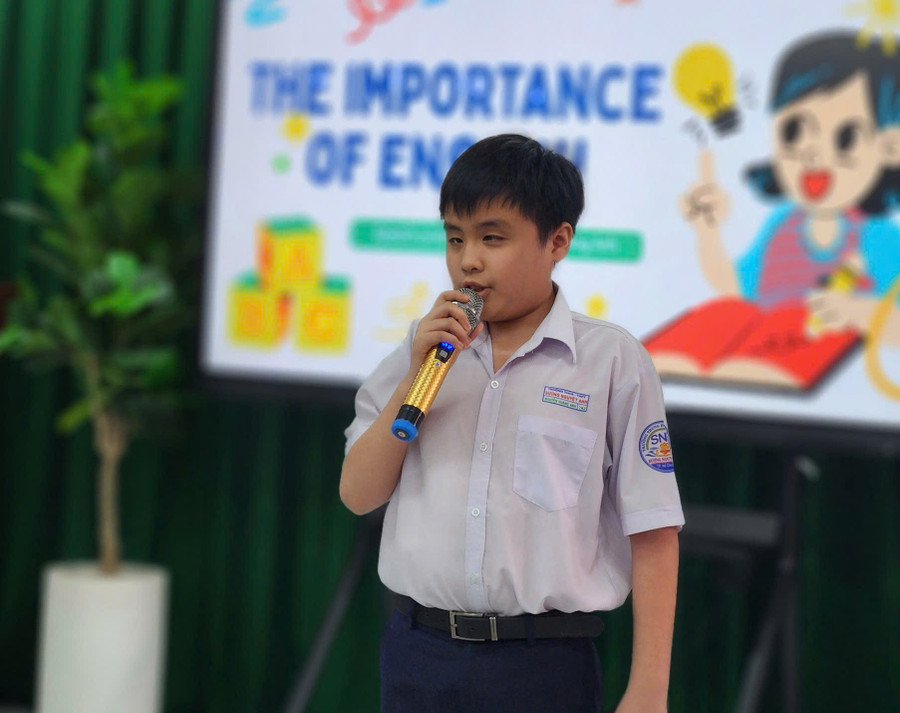 Nguyễn Hoàng Anh, Đăng nhập vào MM886 Việt Nam bảng Hòa nhập dạt giải Nhất với chủ đề 