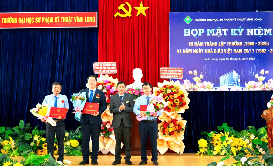 Trường ĐH Sư phạm Kỹ thuật Vĩnh Long có thêm 3 Phó Giáo sư, nâng tổng số Phó Giáo sư của MM88b nhà cái lên 20 người.