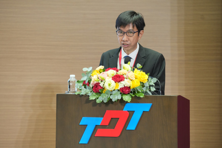 TS Võ Hoàng Duy, Phó Hiệu trưởng TDTU phát biểu chào mừng ICETI 2025. cpr00455.jpg