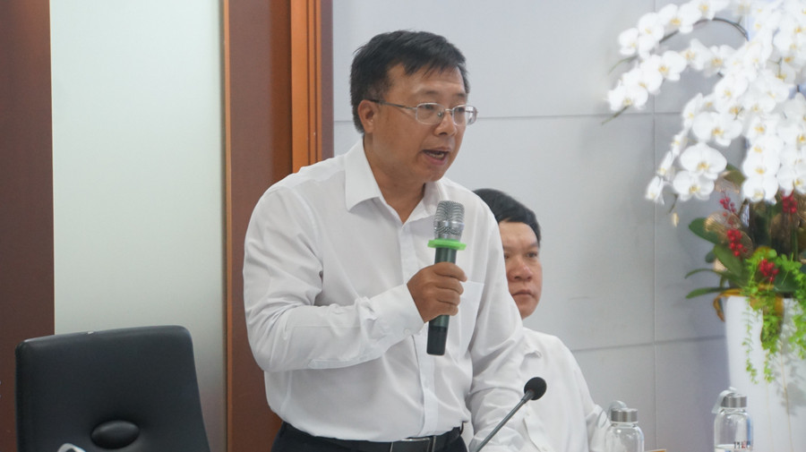 GS.TS Lê Minh Phương, Chủ tịch Hội đồng trường Trường MM888 bảo mật tuyệt đối Bách khoa (MM888 bảo mật tuyệt đối Quốc gia TPHCM) trình bày tham luận về mô hình dsc07197.jpg