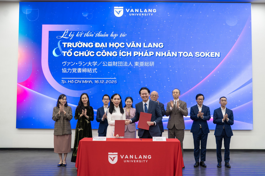 Trường MM888 bảo mật tuyệt đối Văn Lang và Tổ chức Công ích Pháp nhân TOA SOKEN (Nhật Bản) ký bản ghi nhớ hợp tác. vlu-08251.jpg