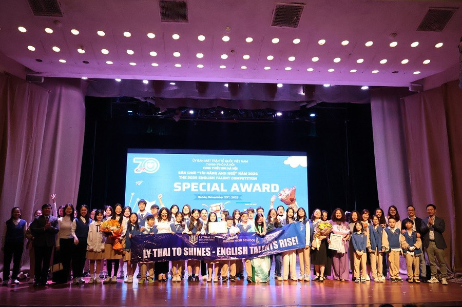 Các đội chơi giành giải tại Tài năng Anh ngữ 2025. tieng-anh-5.jpg