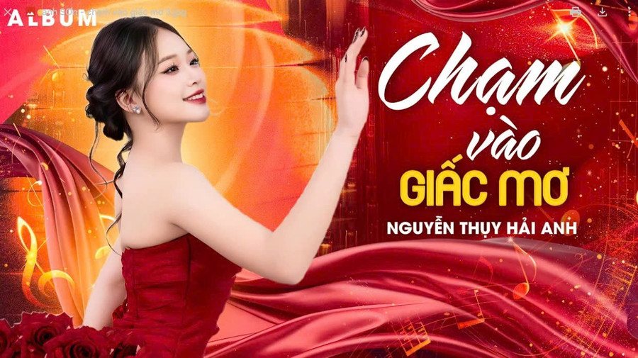 Giải Nhất Tiếng hát Hà Nội 2025 Nguyễn Thụy Hải Anh ra album đầu tay. bia-album-cham-vao-giac-mo.jpg