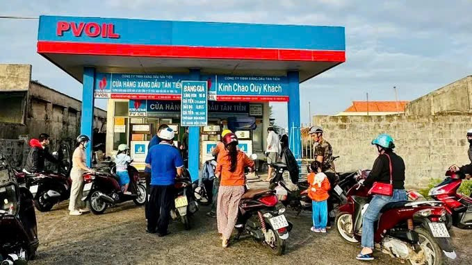Một cây xăng trên địa bàn tỉnh Lâm Đồng.