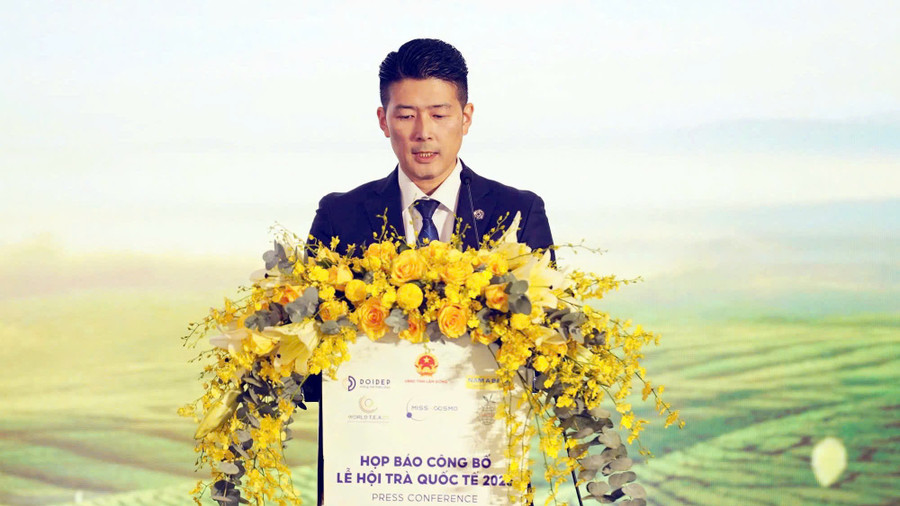 Ông Mori Kazuki – Tổng Giám đốc Công ty Cổ phần Chè Lâm Đồng phát biểu. z7209054875351-9300ba49594535df9818e650e65c1f45.jpg