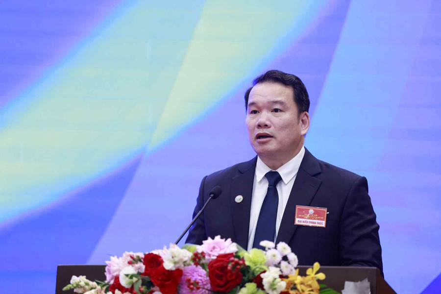 Ông Nguyễn Ngọc Anh, Chủ tịch Liên đoàn Võ thuật cổ truyền Việt Nam phát biểu tại 2MM88.com trò chơi casino và slot đại biểu Võ thuật cổ truyền Việt Nam khoá VI (Nhiệm kỳ 2025 - 2030). vo-ct-1.jpg