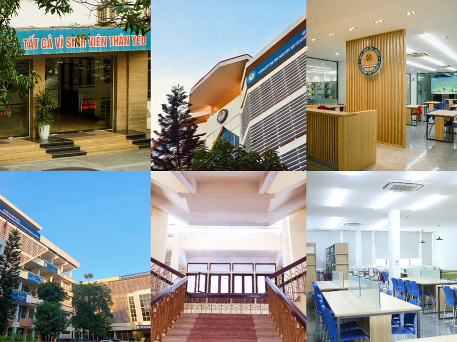 Học viện Tài chính tại cơ sở chính 58 phố Lê Văn Hiến, phường Đông Ngạc, Hà Nội. 58.jpg
