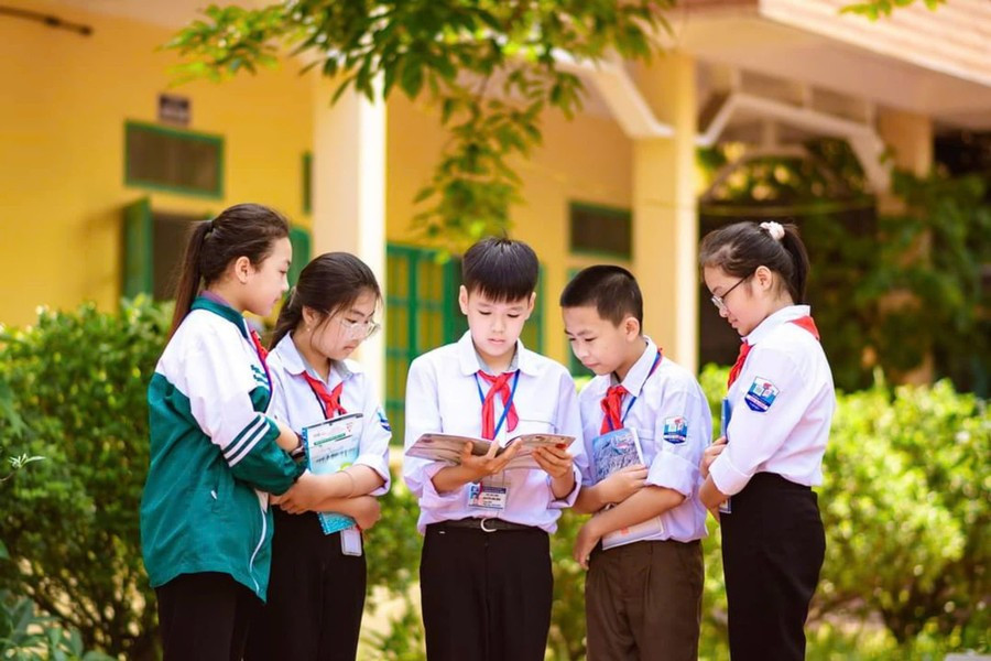 MM886 slot game, bắn cá, lô đề, đá gà Trường THCS Hải Xuân, tỉnh Ninh Bình. Ảnh: NTCC. cai-thien-co-so-vat-chat-2.jpg