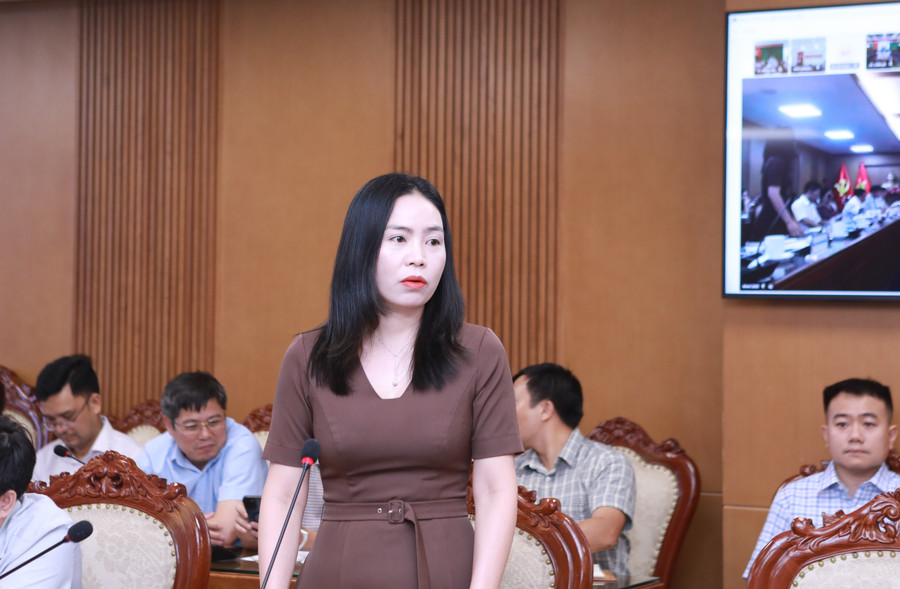 TS Nguyễn Thị Tình trao đổi ý kiến tại hội nghị. 1.jpg