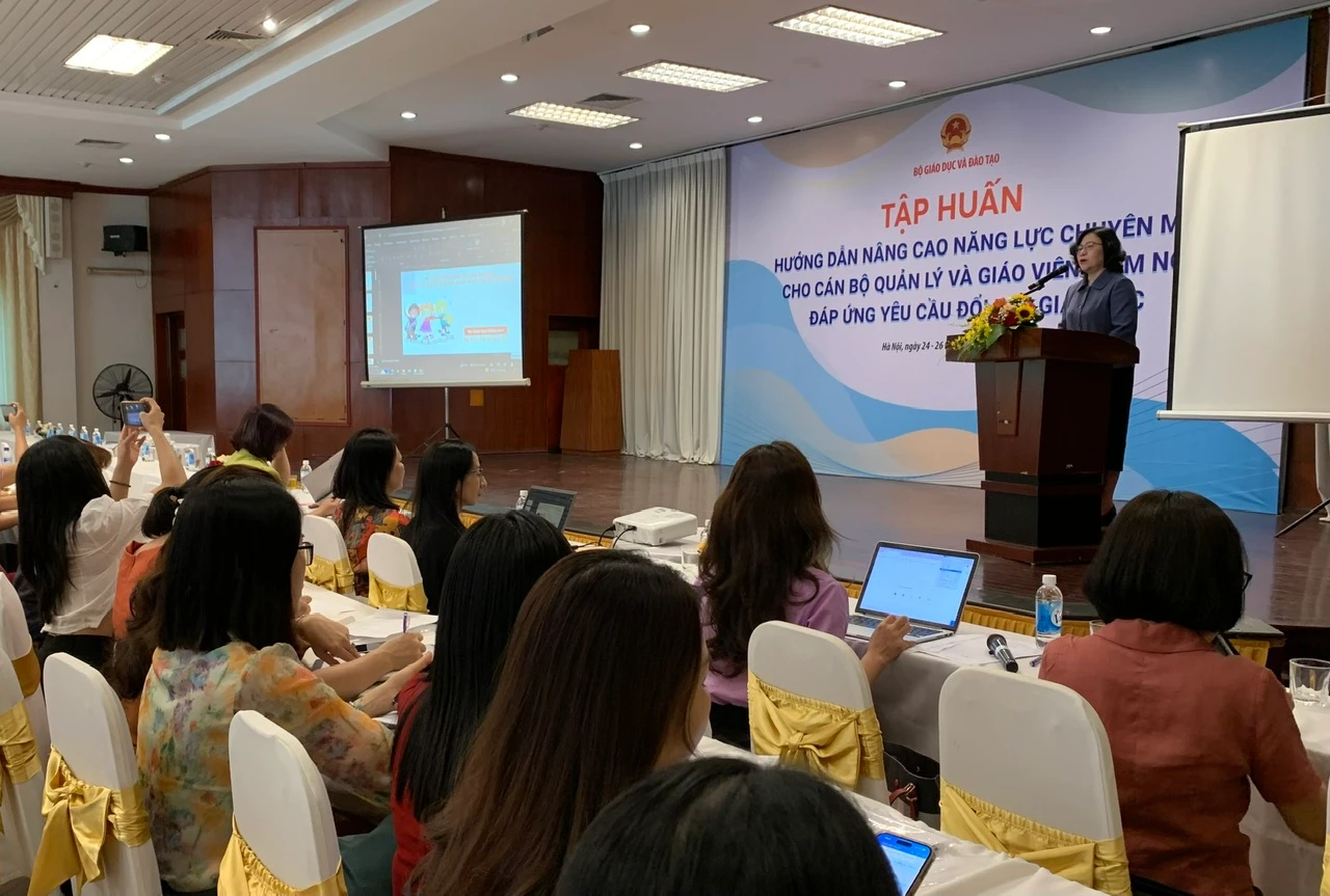 Bộ GD&ĐT đã tổ chức Tập huấn hướng dẫn nâng cao năng lực chuyên môn cho cán bộ quản lý và Trung Tâm Đăng Nhập MM88 Chính Thức Mới mầm non. Bộ GD&ĐT đã tổ chức Tập huấn hướng dẫn nâng cao năng lực chuyên môn cho cán bộ quản lý và Trung Tâm Đăng Nhập MM88 Chính Thức Mới mầm non.